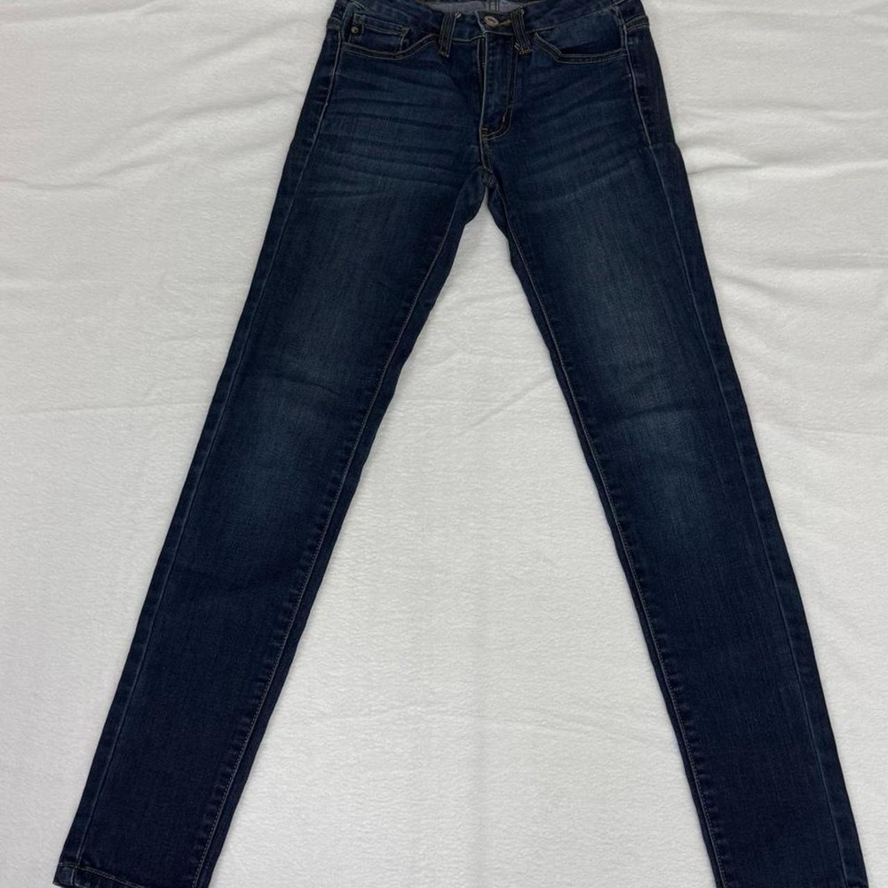KanCan Women Dark Wash Midrise Skinny Leg Denim Jeans KC7092 Size 23